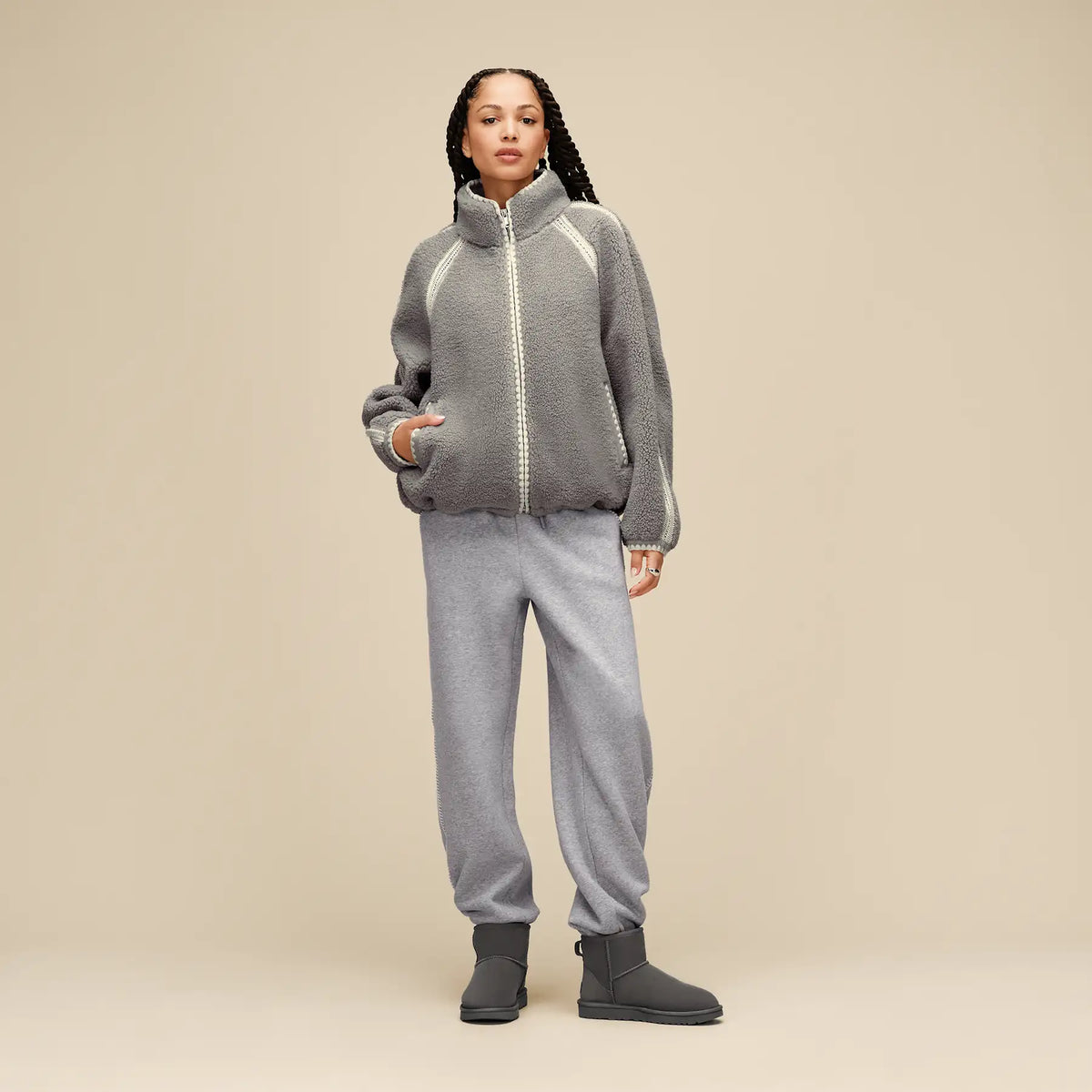 UGG Stivali Classic Mini II Donna in Grey
