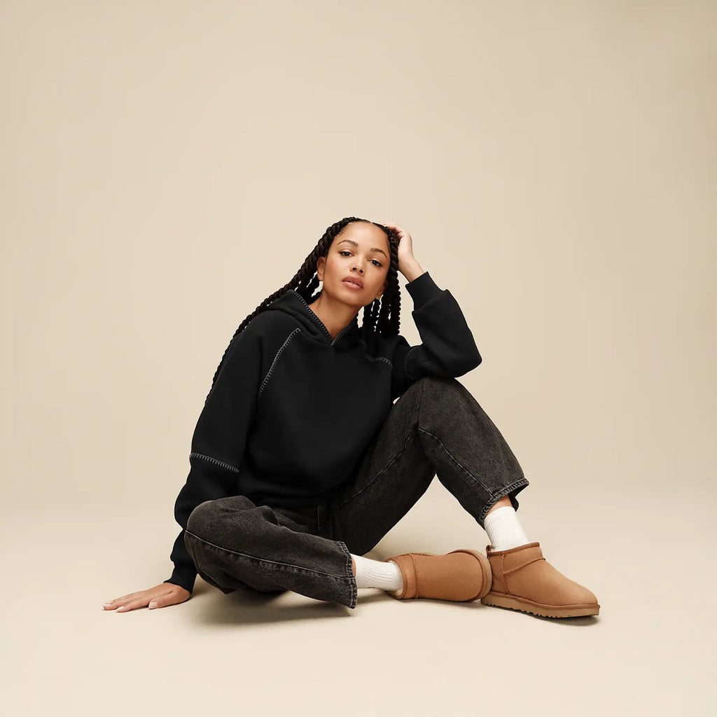 UGG Stivali Classic Ultra Mini Donna in Chestnut
