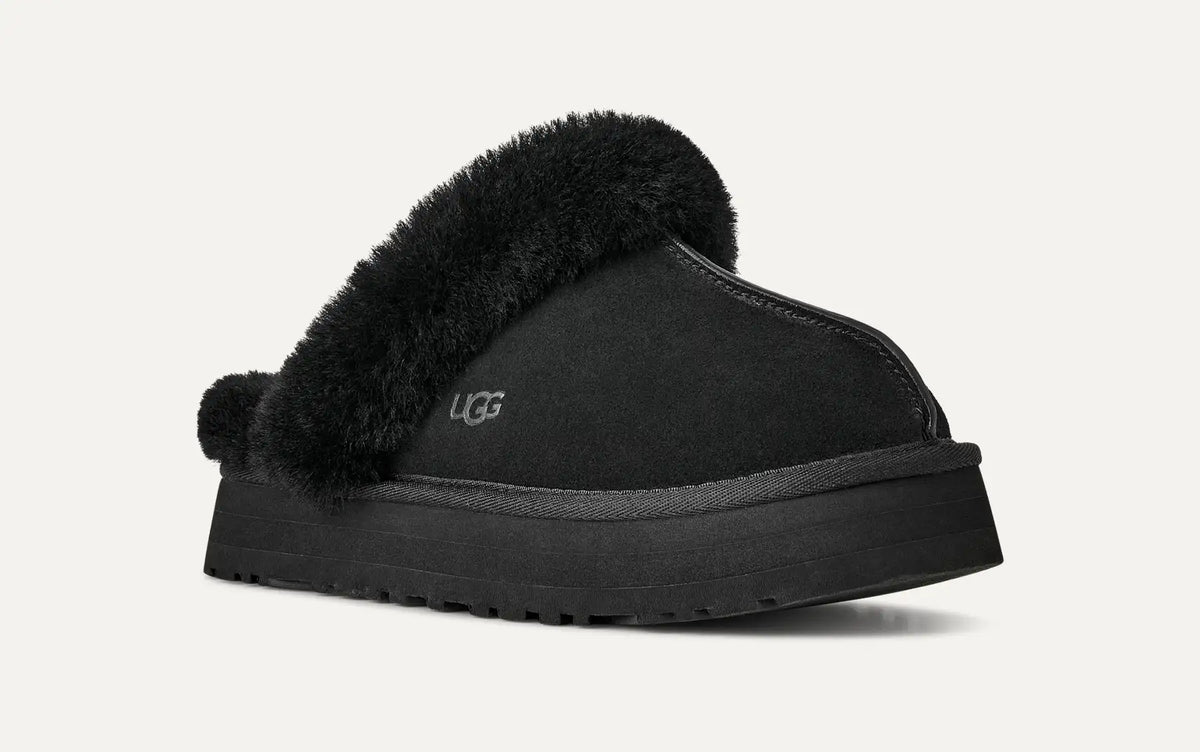 UGG Ciabatte Disquette Donna in Black