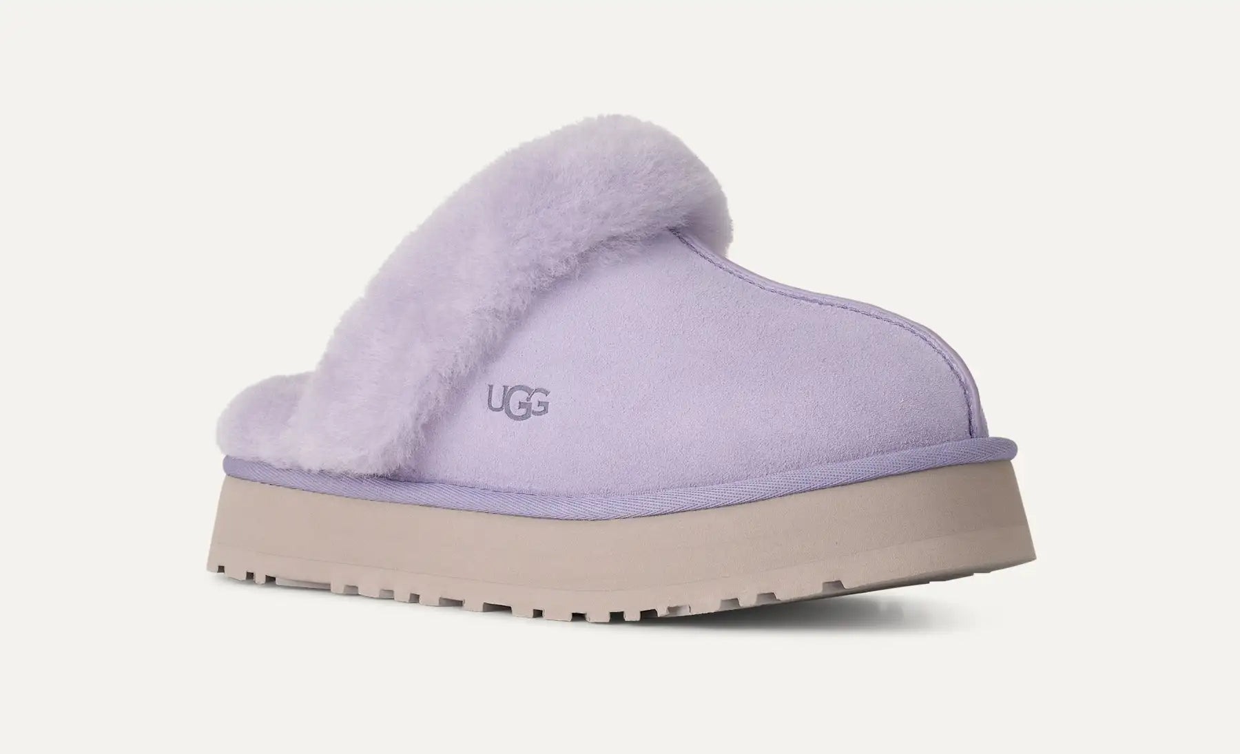 UGG Ciabatte Disquette Donna in Warm Lilac