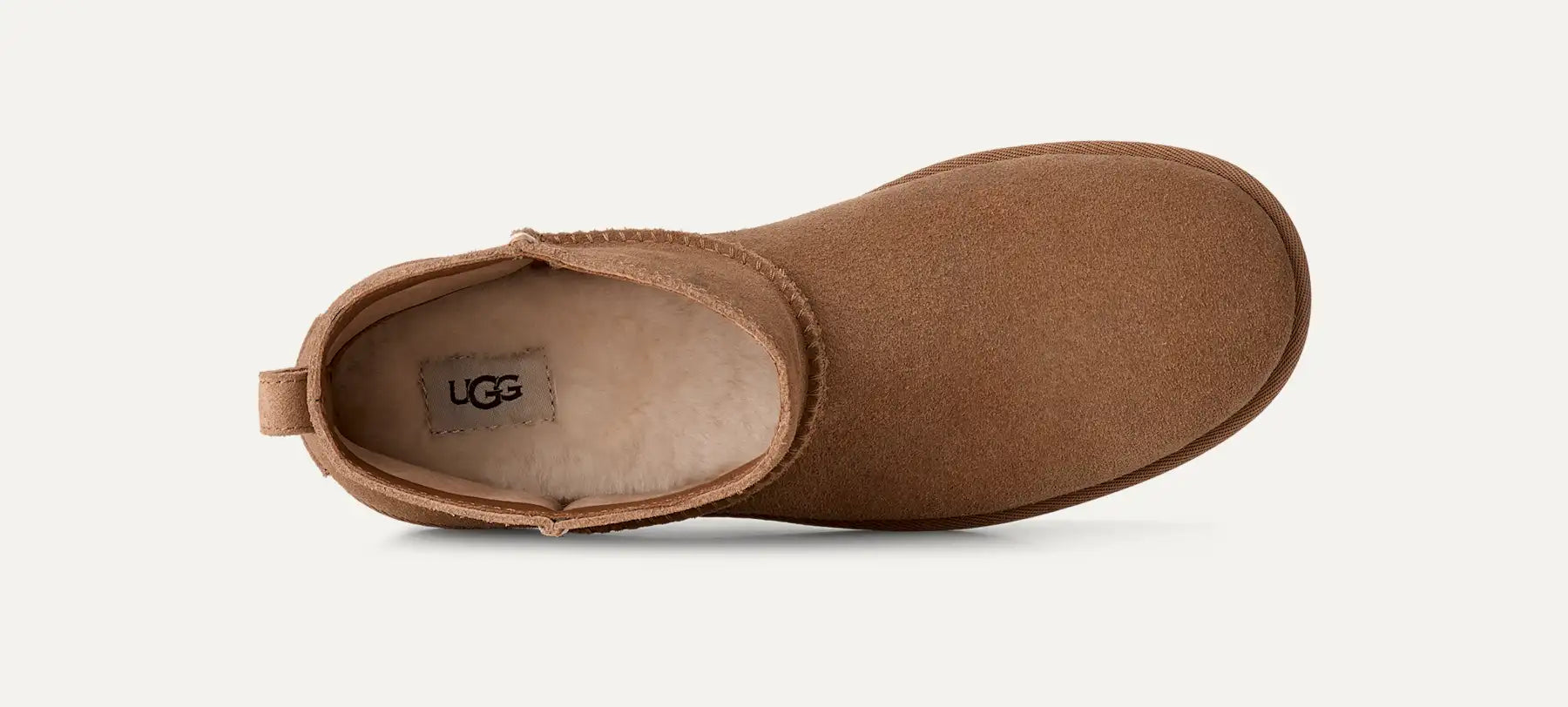 UGG Stivali Classic Mini Deconstructed Donna in Chestnut