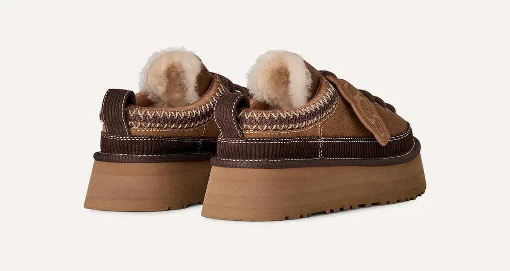 UGG Scarpe stringate Heritage Donna in Chestnut