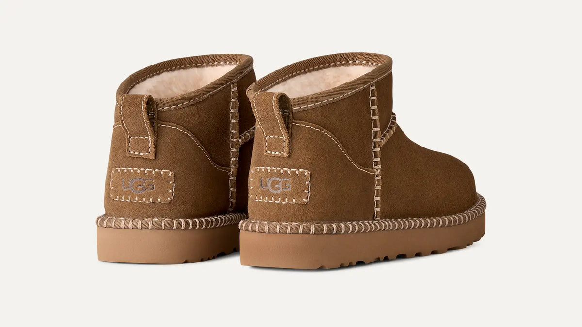 UGG Stivali Classic Ultra Mini Botanic Donna in Light Bronze
