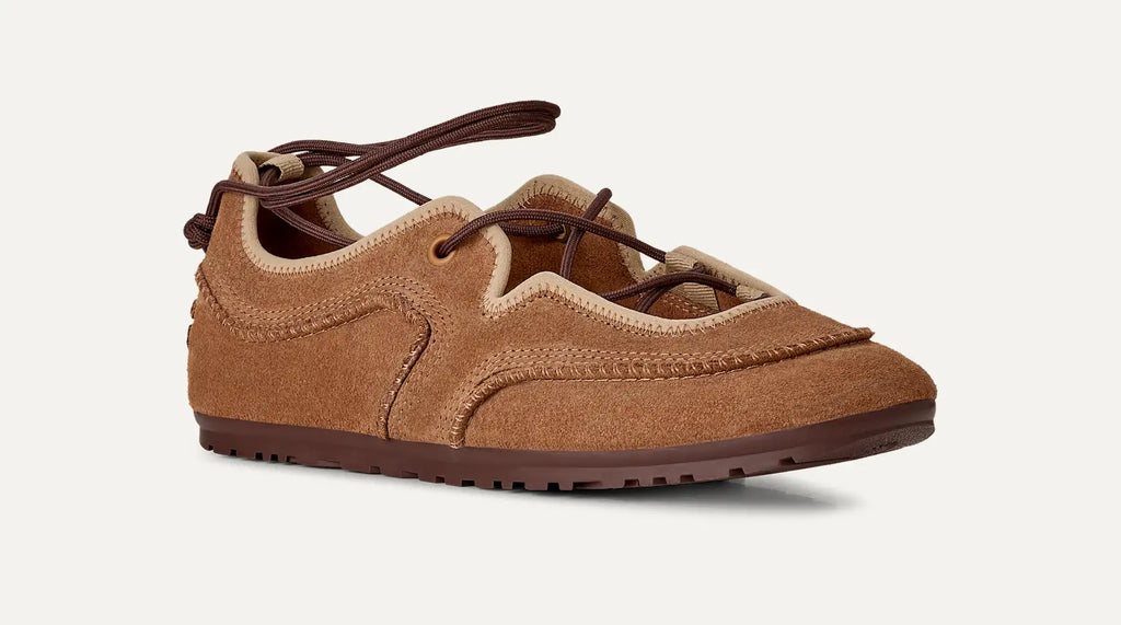 UGG Sneakers ballerine Quill Donna in Chestnut
