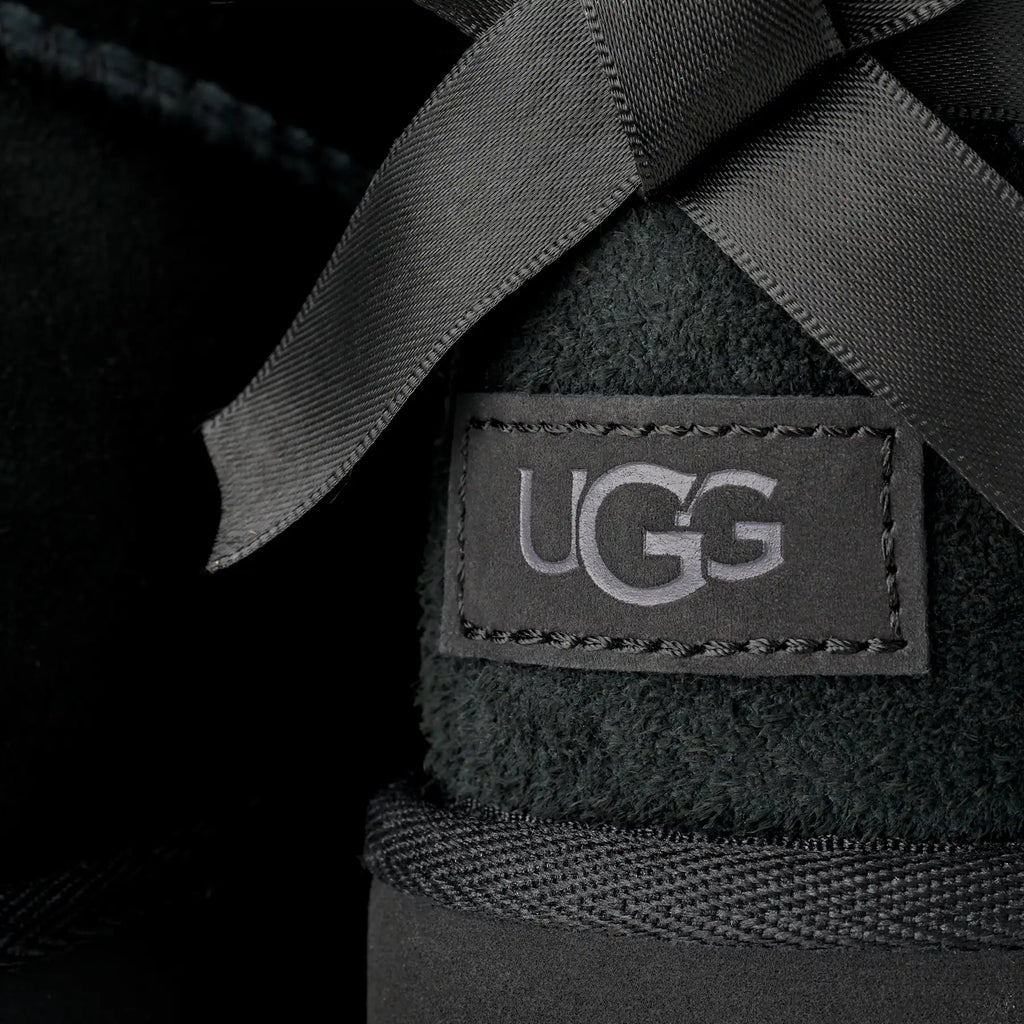 UGG Stivali Ultra Mini Bailey Bow Donna in Black