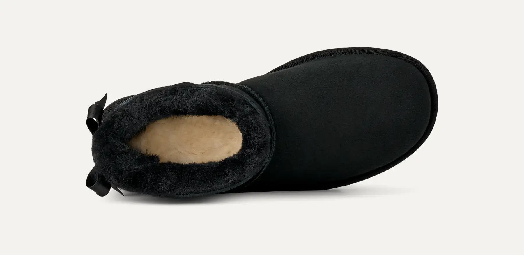 UGG Stivali Ultra Mini Bailey Bow Donna in Black