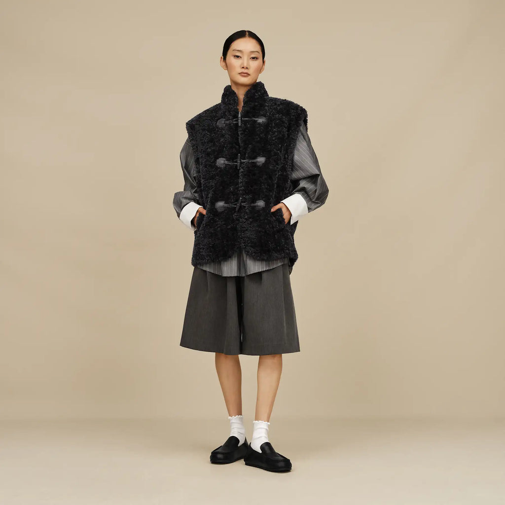 UGG Mocassini Eldrie Donna in Black Leather