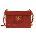 CHANEL * 1991-1994 Shoulder Bag Micro Red Caviar – Accessorio premium elegante