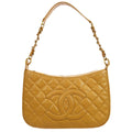 CHANEL 2004-2005 Hobo Bag Beige Caviar – Accessorio premium elegante