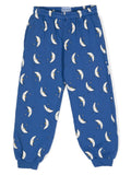 Pantaloni con stampa lunare per bambino Bobo Choses blu con gamba affusolata – Accessorio premium elegante