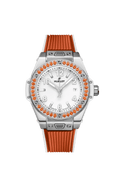 Hublot Big Bang One Click Joyful Steel Orange Ceramic Diamonds 33mm – Accessorio premium elegante