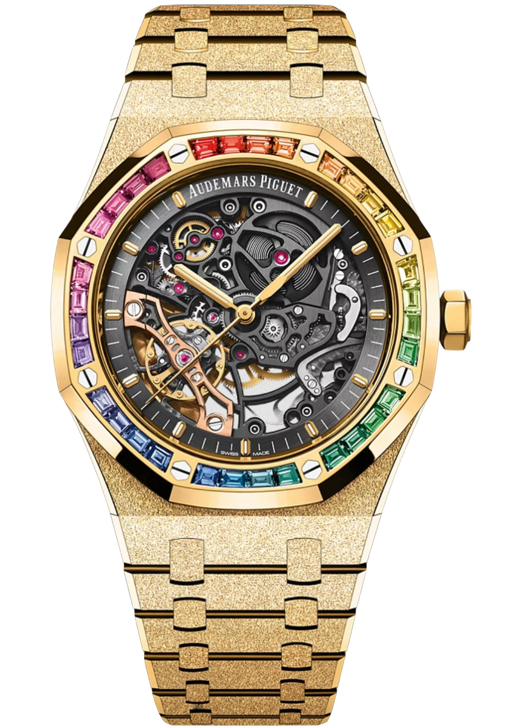 Audemars Piguet Royal Oak Frosted Gold Double Balance Wheel Openworked – Accessorio premium elegante