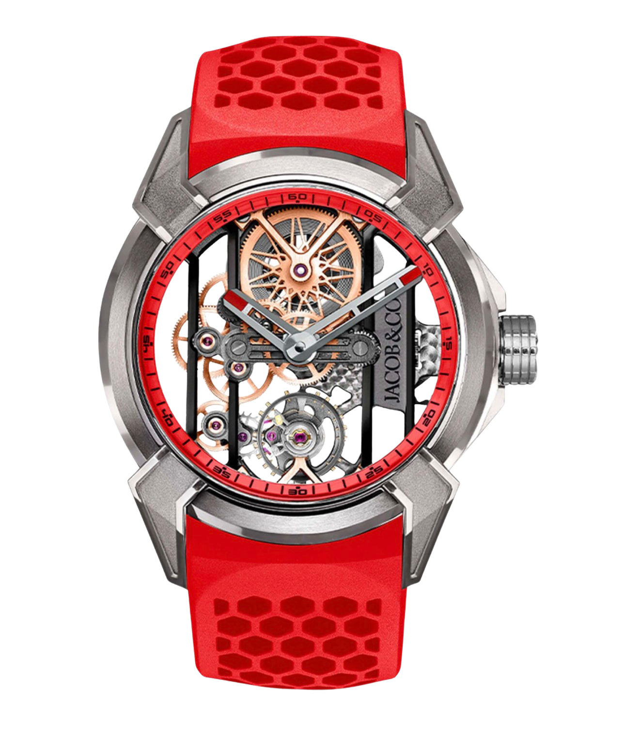 Jacob & Co. Epic X Skeleton - Red – Accessorio premium elegante