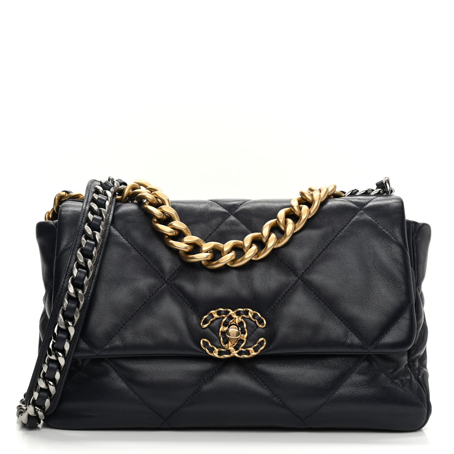 CHANEL 19 MAXI FLAP BAG GOATSKIN – Accessorio premium elegante