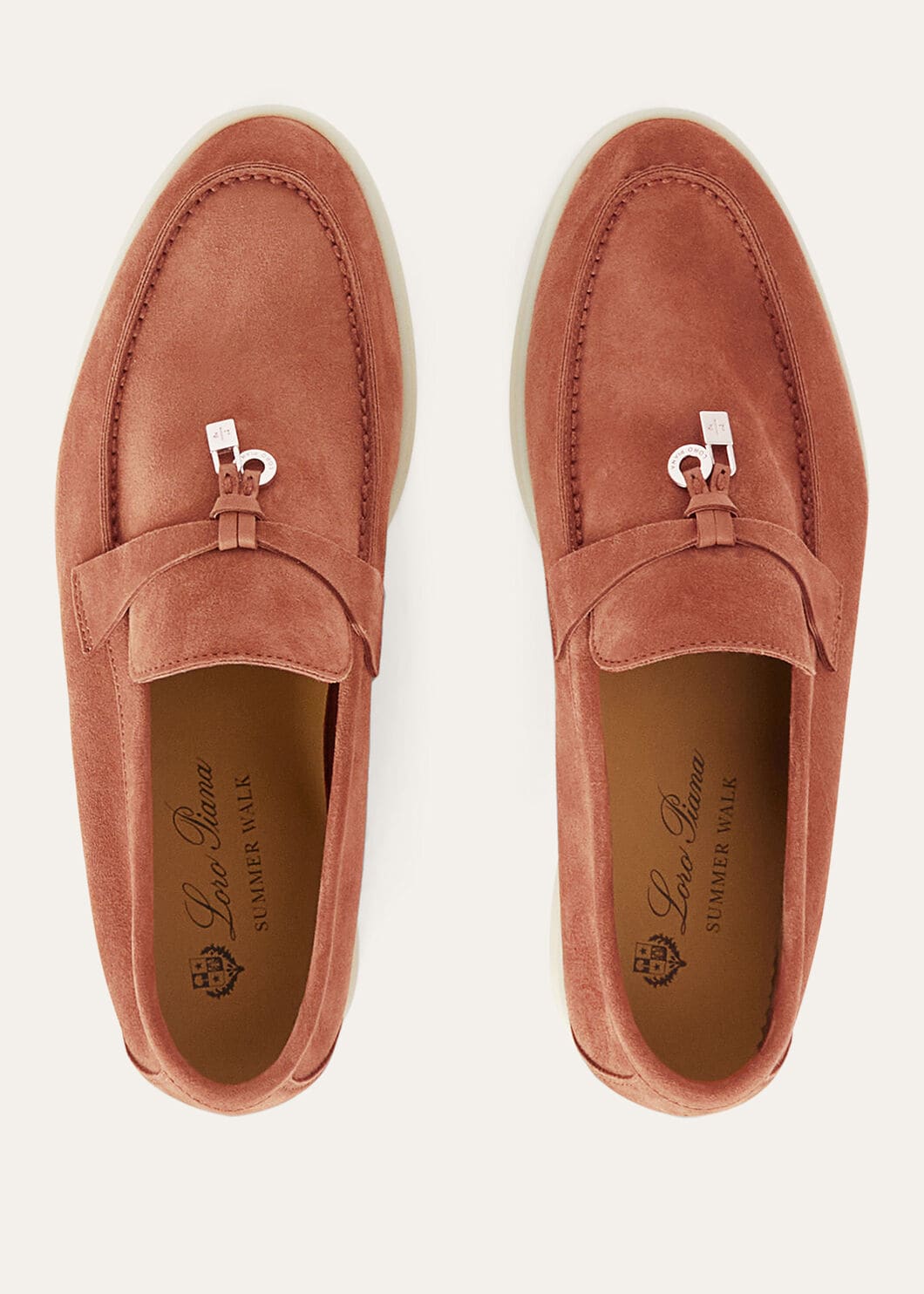 Mocassini Summer Charms Walk in Suède Arancio Donna