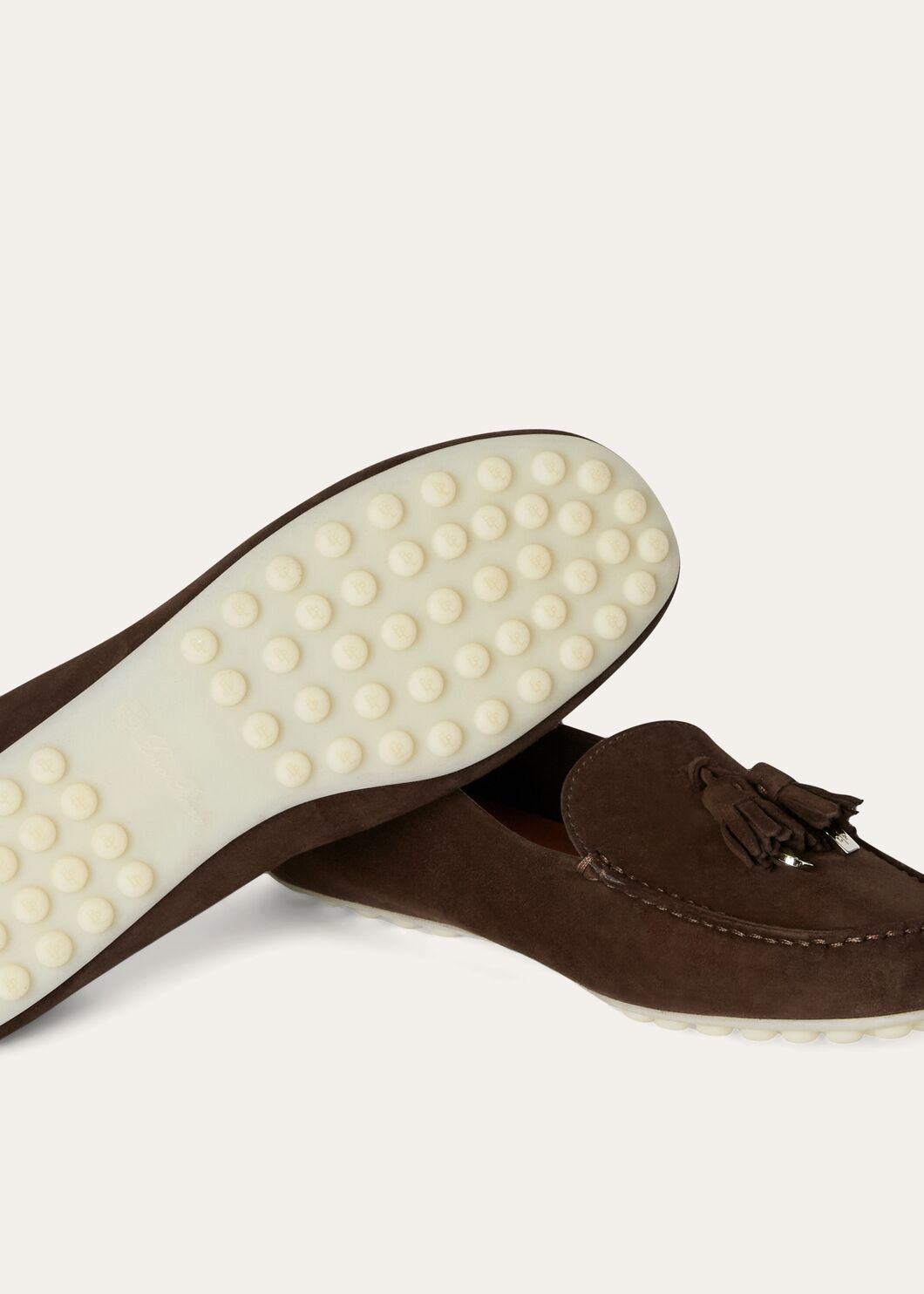 Mocassini Dot Sole Walk in Suède Cioccolato Donna