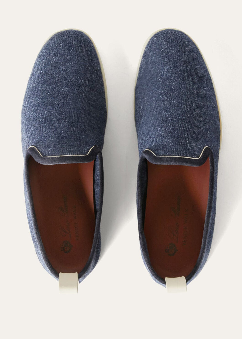 Mocassini Venice Walk in Cotone Blu Uomo