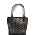 Goyard Goyardine Anjou Black Mini Bag Palladium Hardware – Accessorio premium elegante