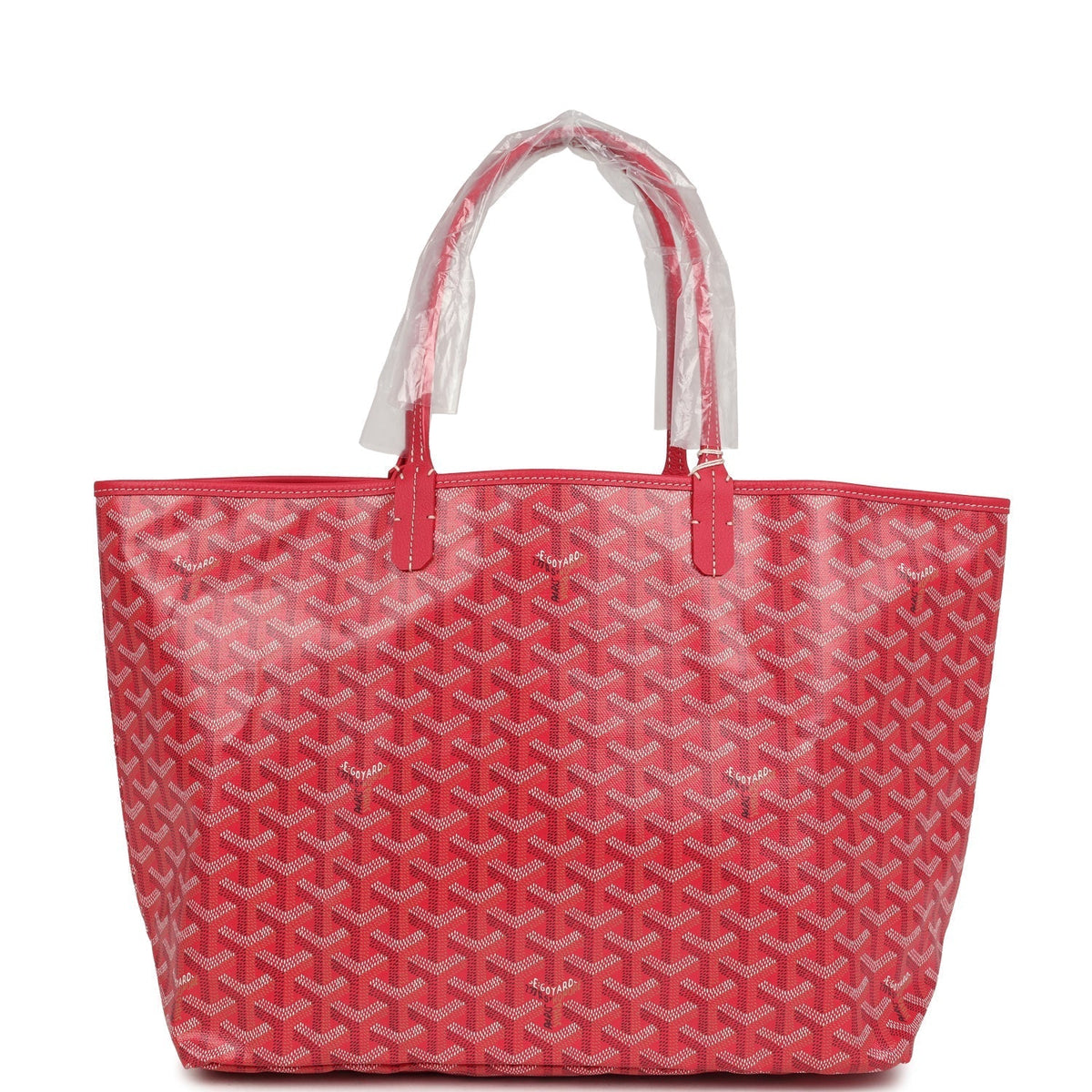 Goyard Goyardine Fuchsia St. Louis PM Tote Bag Palladium Hardware – Accessorio premium elegante