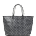 Goyard Goyardine Grey St. Louis PM Tote Bag Palladium Hardware – Accessorio premium elegante