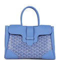 Goyard Saigon Tote Iris Goyardine Canvas Palladium Hardware – Accessorio premium elegante