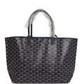 Goyard Goyardine Navy St. Louis PM Tote Bag Palladium Hardware – Accessorio premium elegante