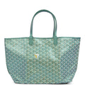 Goyard Goyardine Pearly Green St. Louis PM Tote Bag Palladium Hardware – Accessorio premium elegante