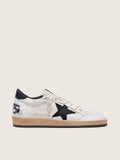 NUOVO ARRIVO - Golden Goose Ball Star Uomo in nappa bianca e stella nera