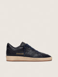 NUOVO ARRIVO - Golden Goose Ball Star Uomo in pelle blu navy con stella in pelle ton sur ton