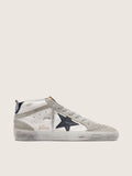 Golden Goose Mid Star Uomo Bianche con Stella Nera