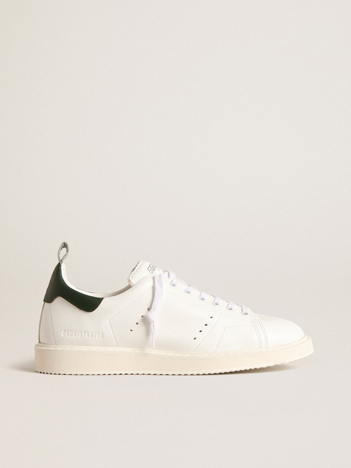 Golden Goose Starter Bio Based con Talloncino in Pelle Verde