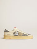 Golden Goose Stardan Uomo in Suede con Stella Sabbia e Inserti in Cristalli Swarovski