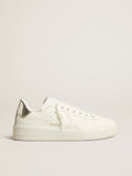 Golden Goose Purestar Uomo Bio Based con Stella Bianca e Talloncino Effetto Specchio