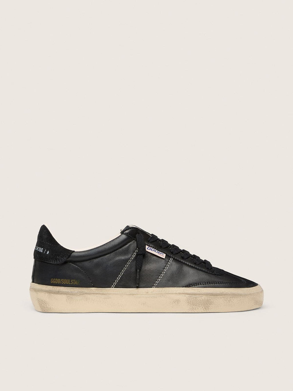 Golden Goose Soul Star Uomo in Nappa Bio Based Nera