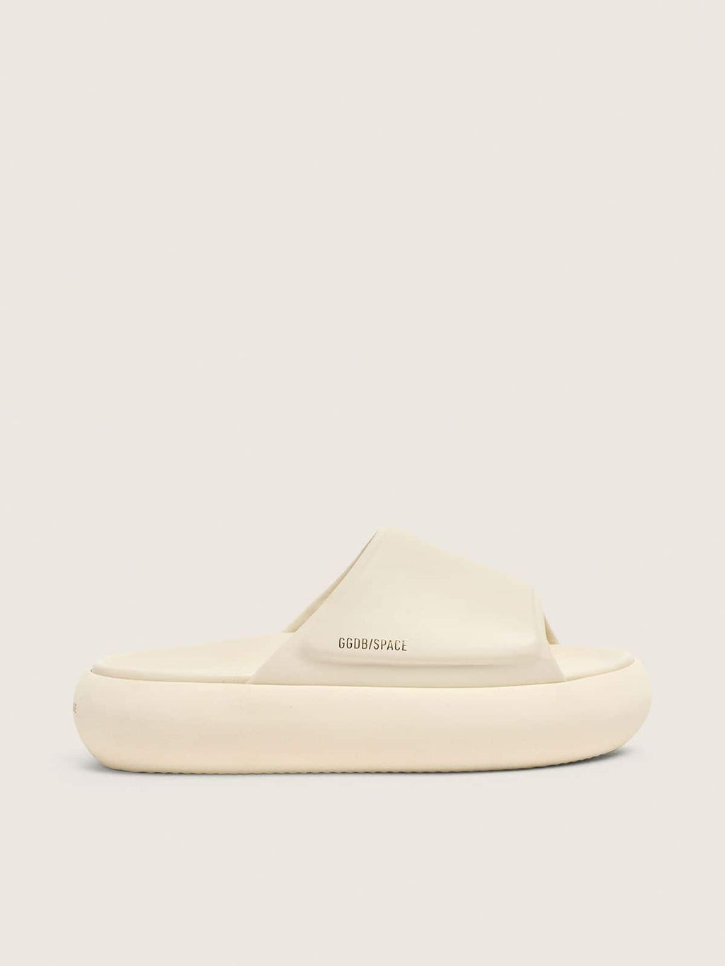 Golden Goose Ciabatte Space Star Uomo in Pelle Bianca