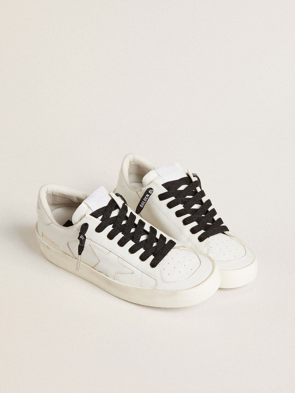 Golden Goose Lacci in cotone color nero