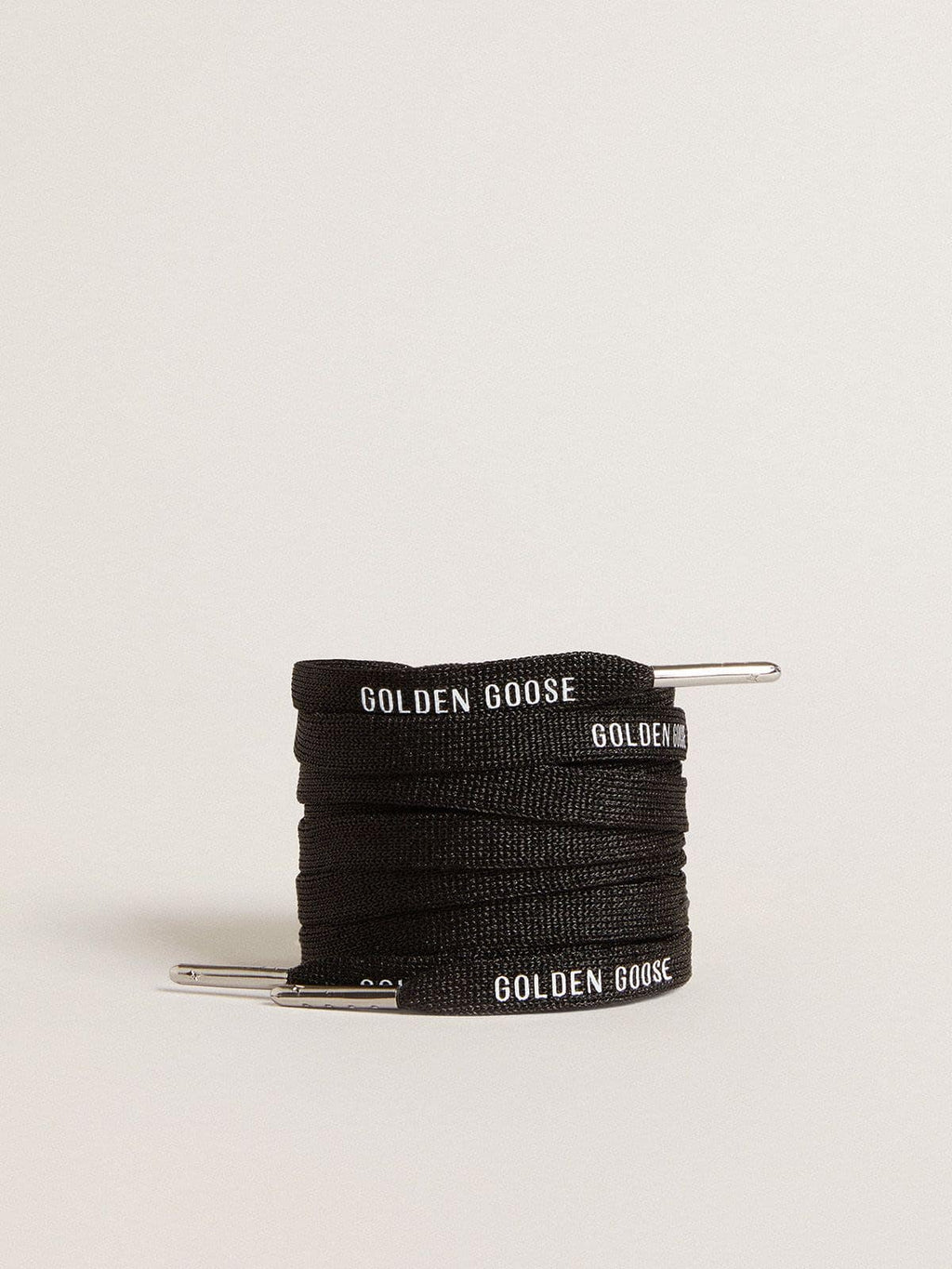 Golden Goose Lacci in cotone color nero