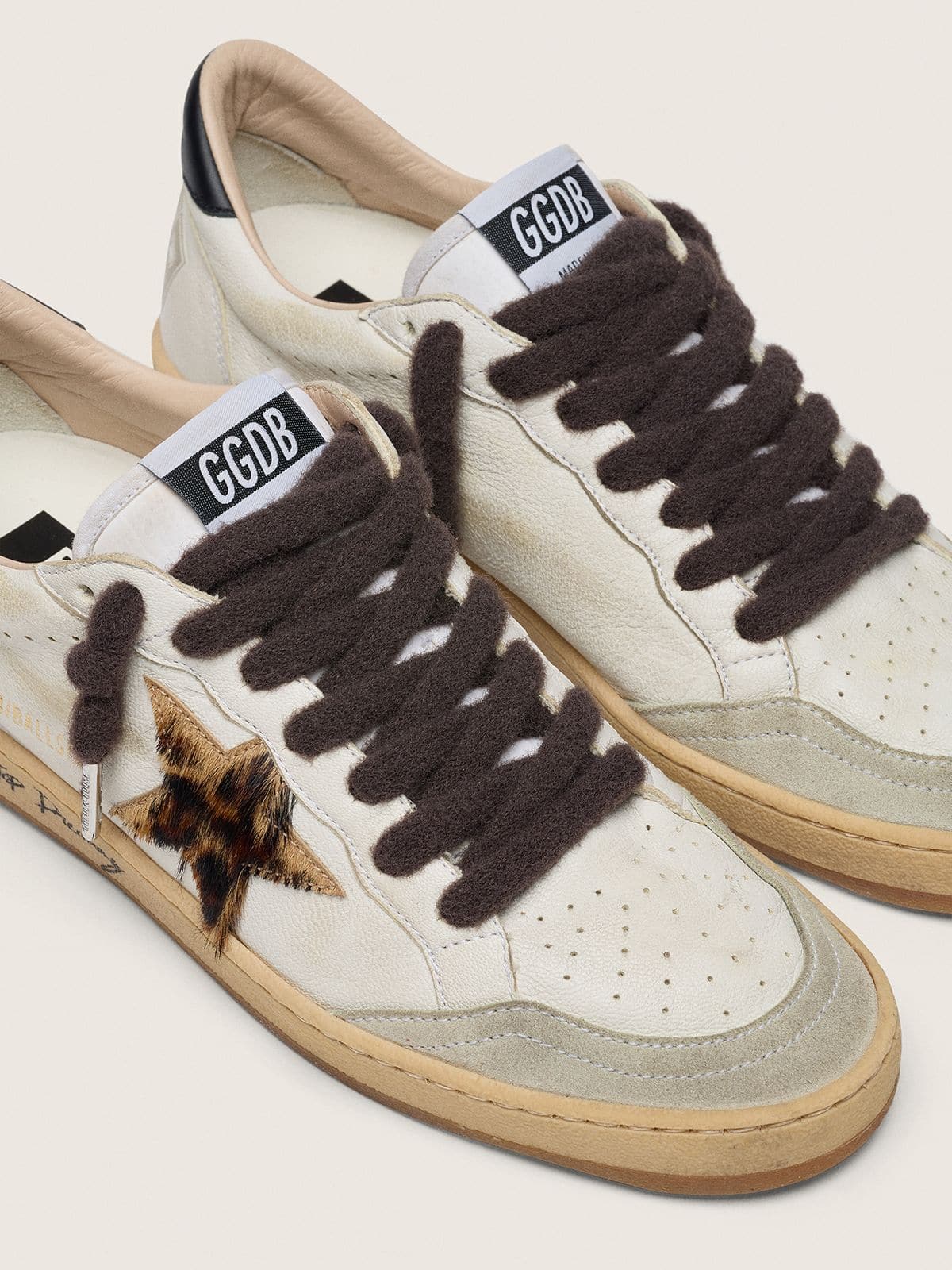 Golden Goose Laccio puffy marrone