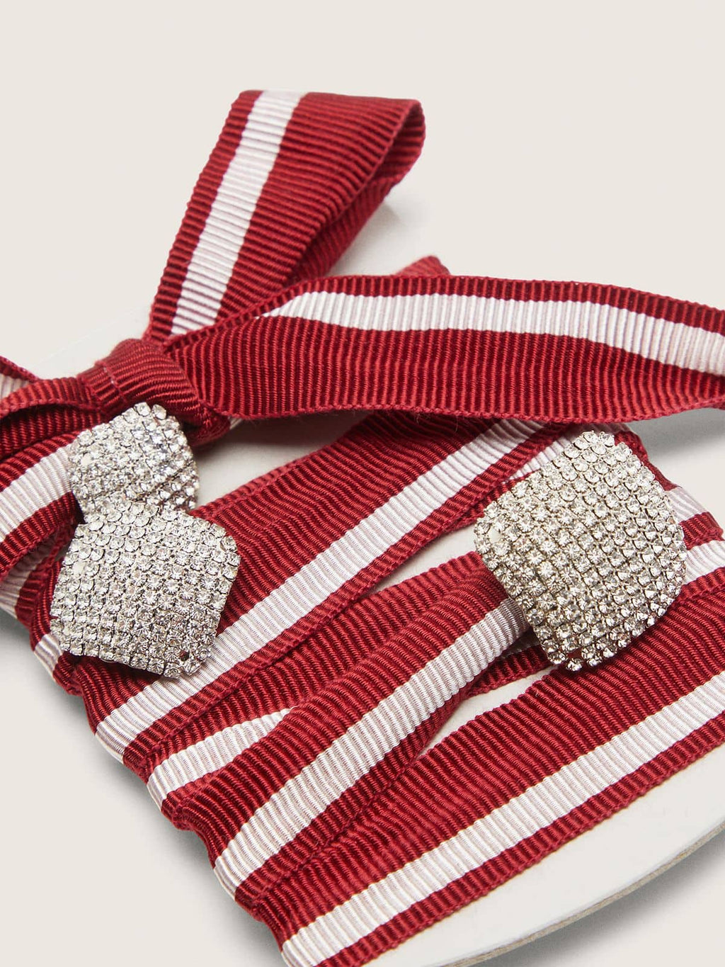 Golden Goose Skins laccio bicolor con tre charm argento