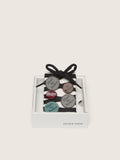 Golden Goose Skins laccio nero con spille multicolor