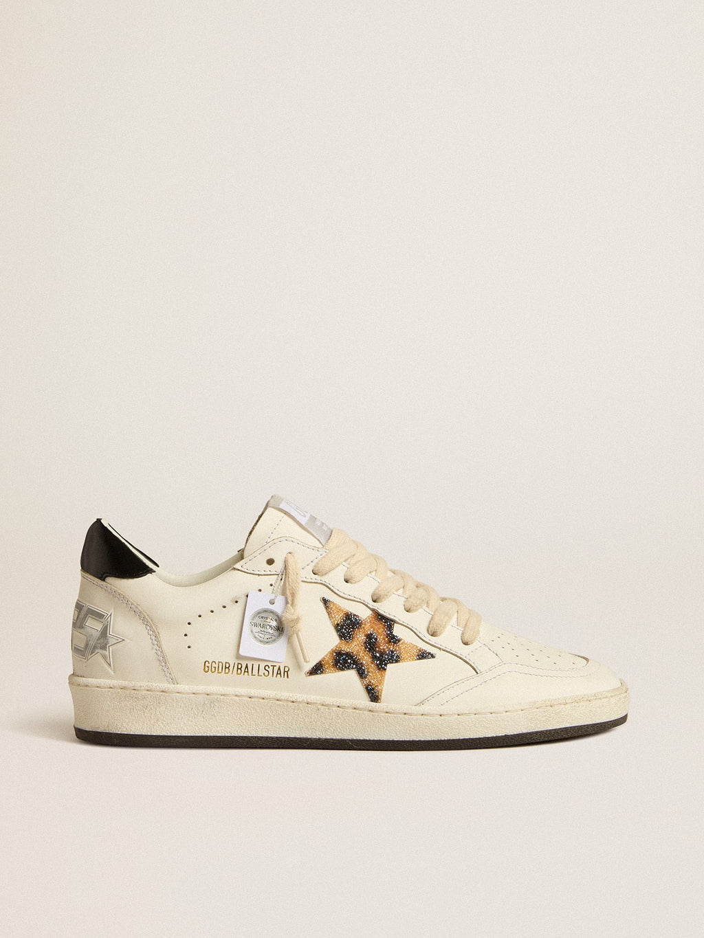 Golden Goose Ball Star Donna con Stella Leo Impreziosita da Cristalli Swarovski