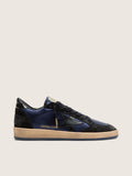 Golden Goose Ball Star Ltd Donna in Suede Blu Scuro e Nero con Stella Nera
