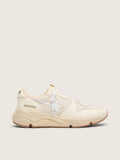 Golden Goose Running Sole Donna in Rete e Nappa Bianca
