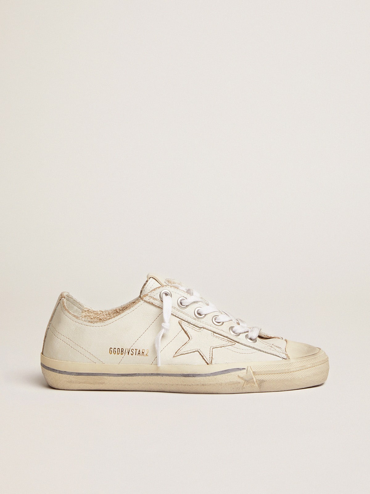 Golden Goose V Star Donna in Pelle Effetto Vintage