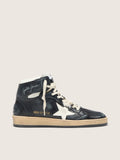 Golden Goose Sky Star Donna in Nappa Nera con Stella Bianca