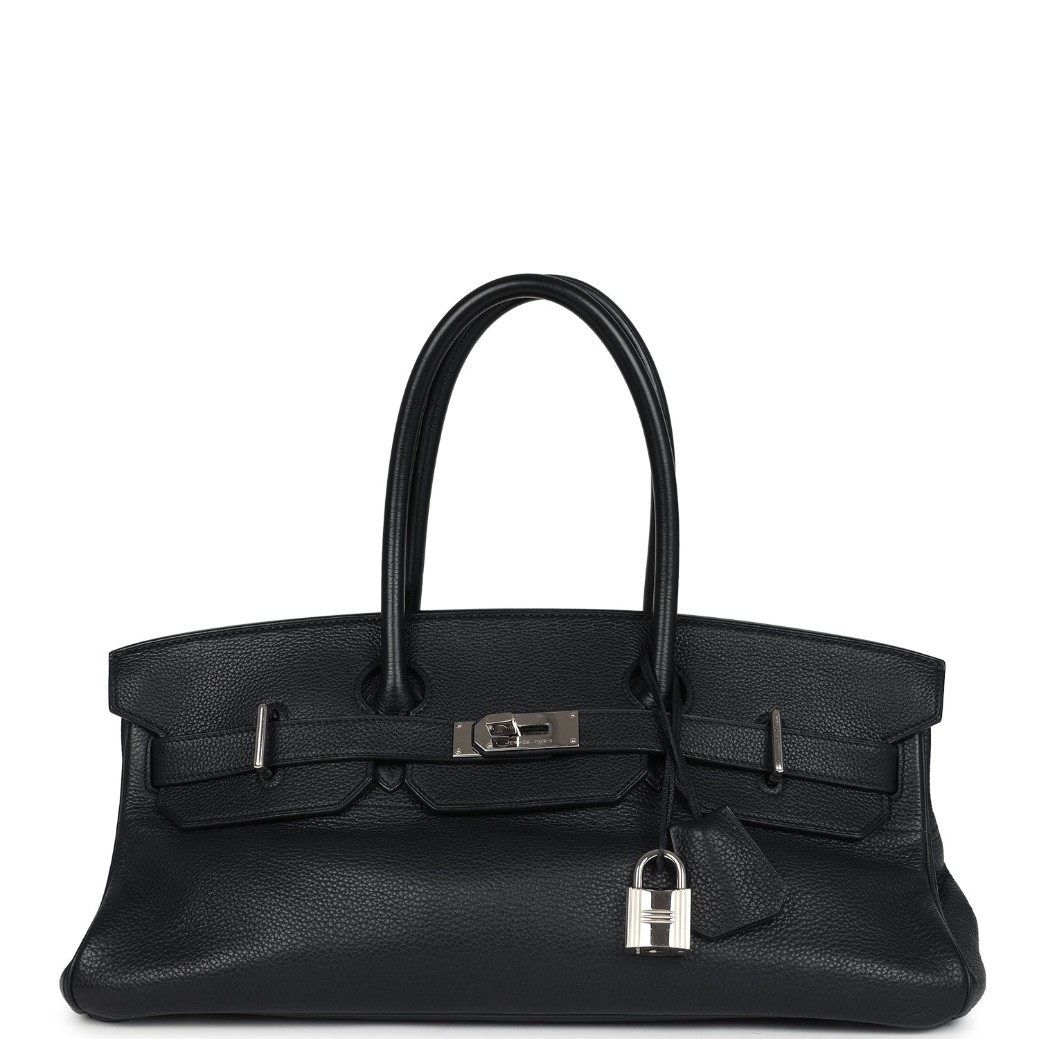 Hermes Shoulder Birkin 42 JPG Black Clemence Palladium Hardware – Accessorio premium elegante