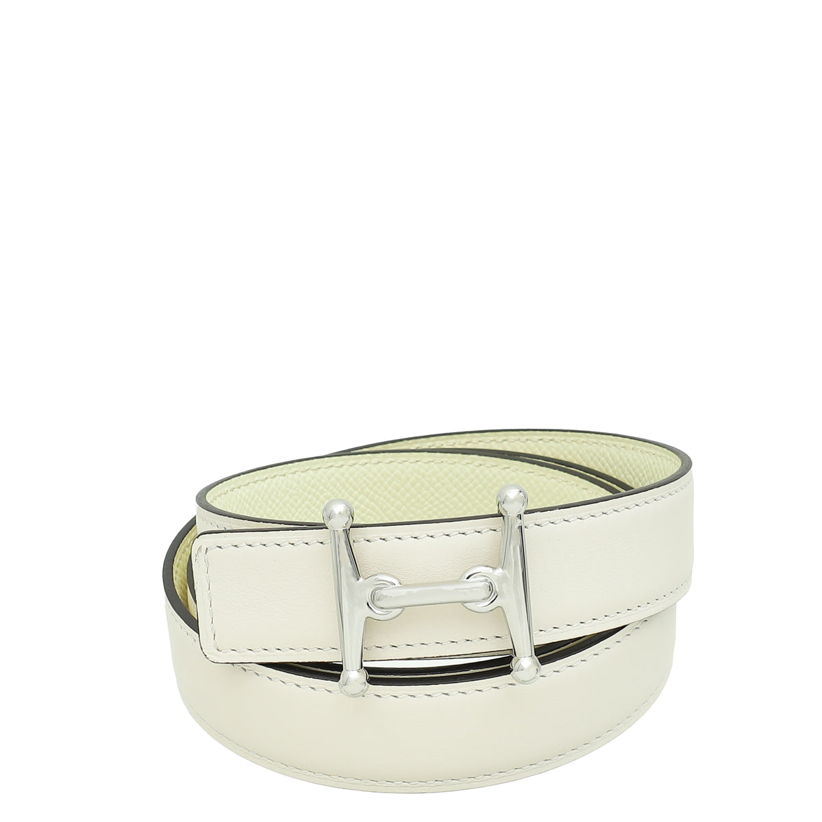 Hermes Bicolor Mors H Belt Buckle & Reversible 24mm Belt – Accessorio premium elegante
