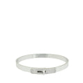 Hermes 18K White Gold Diamond Kelly Small Model Bracelet – Accessorio premium elegante