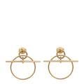 Hermes 18K Rose Gold Loop Small Model Earrings – Accessorio premium elegante