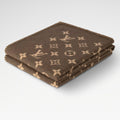 PLAID MONOGRAM Brown – Accessorio premium elegante